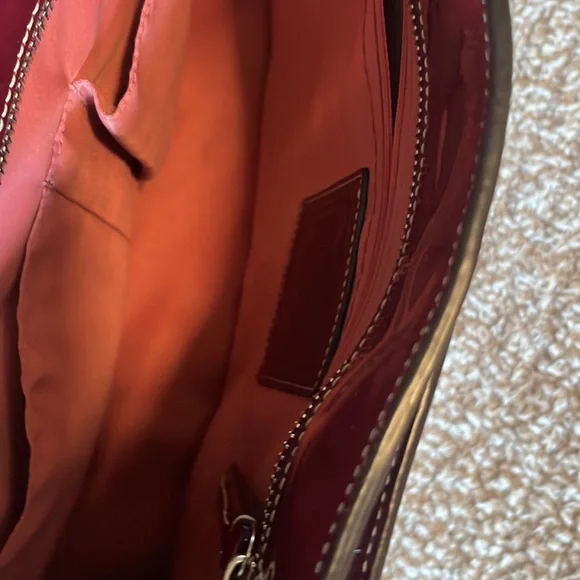 Red Coach purse - Picture 5 of 7